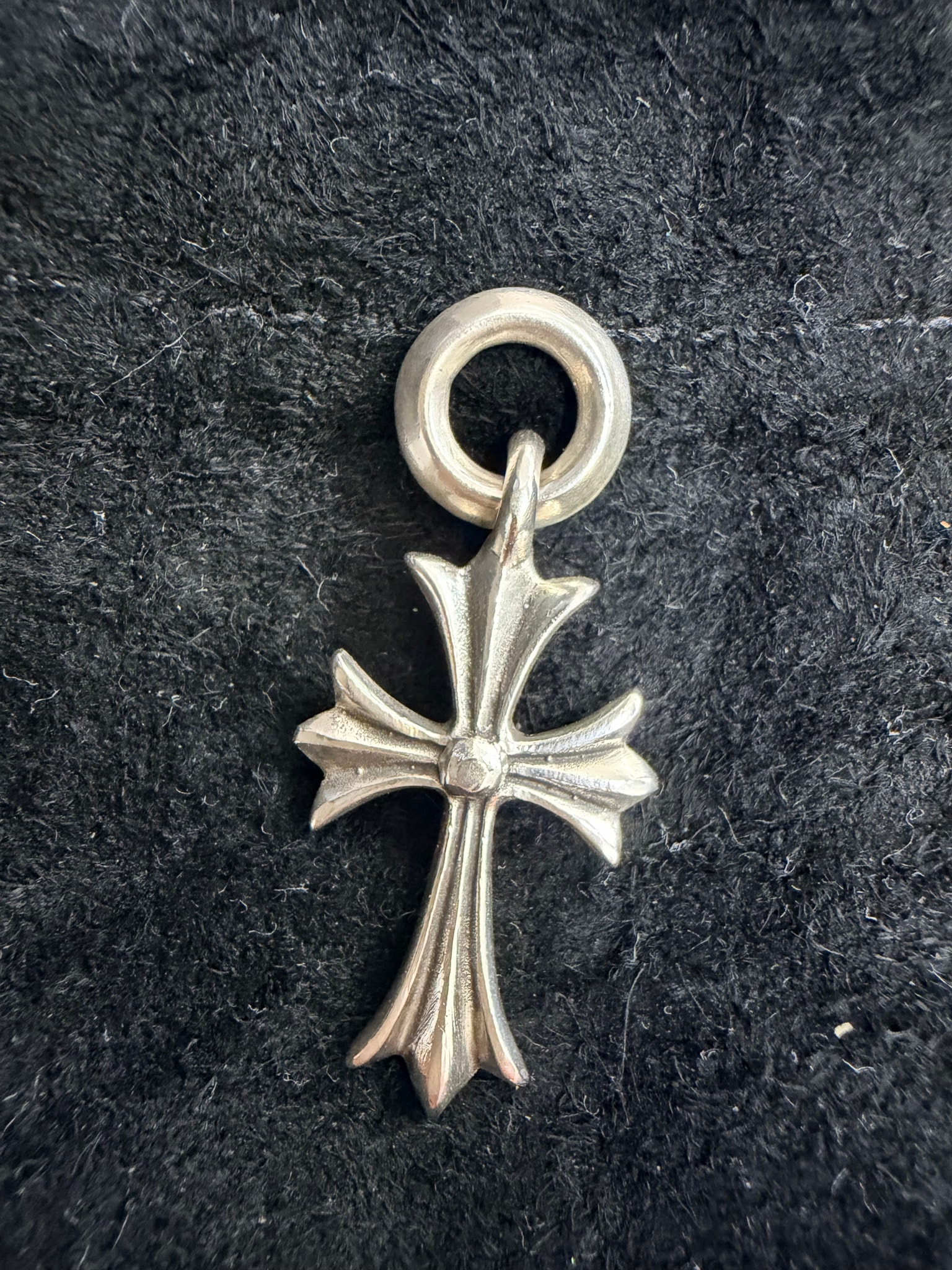 Chrome Hearts Tiny CH Cross Charm "Silver"