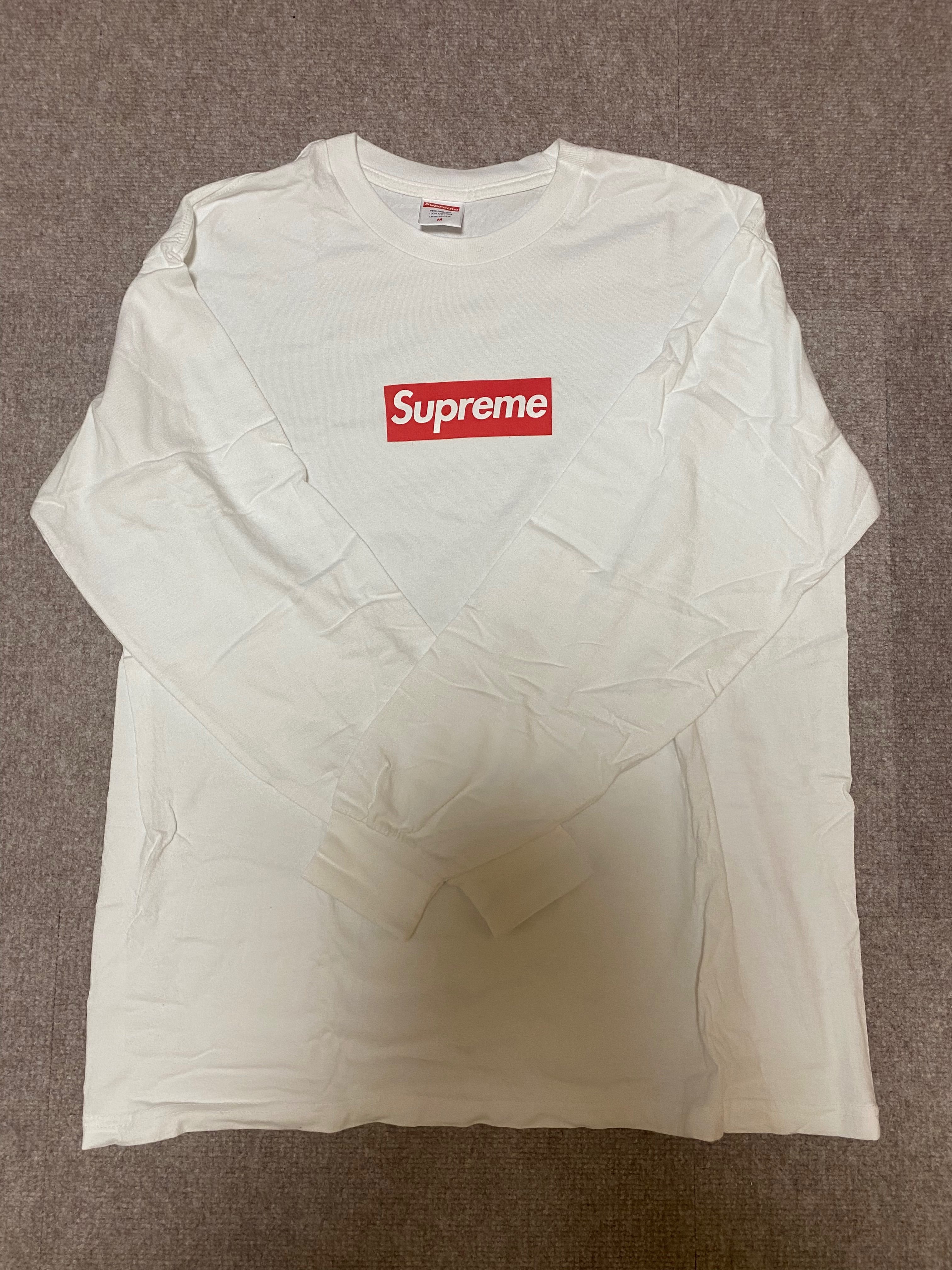 Supreme Box Logo L/S Tee "White"