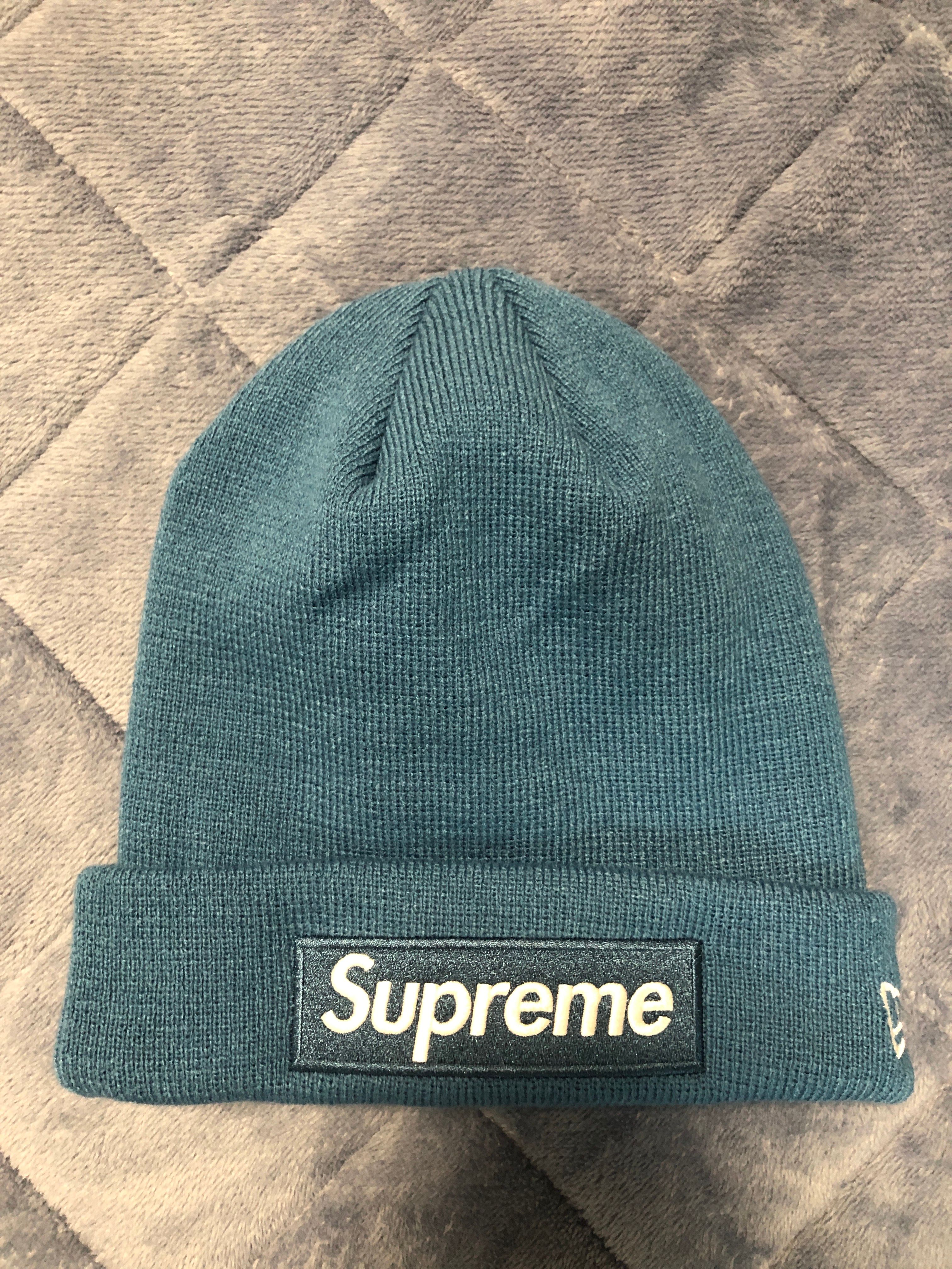 Supreme New Era Box Logo Beanie "Blue" (23FW)