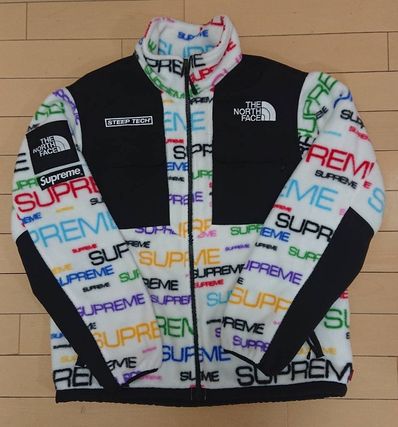 Supreme x The North Face Steep Tech Fleece Jacket "White"