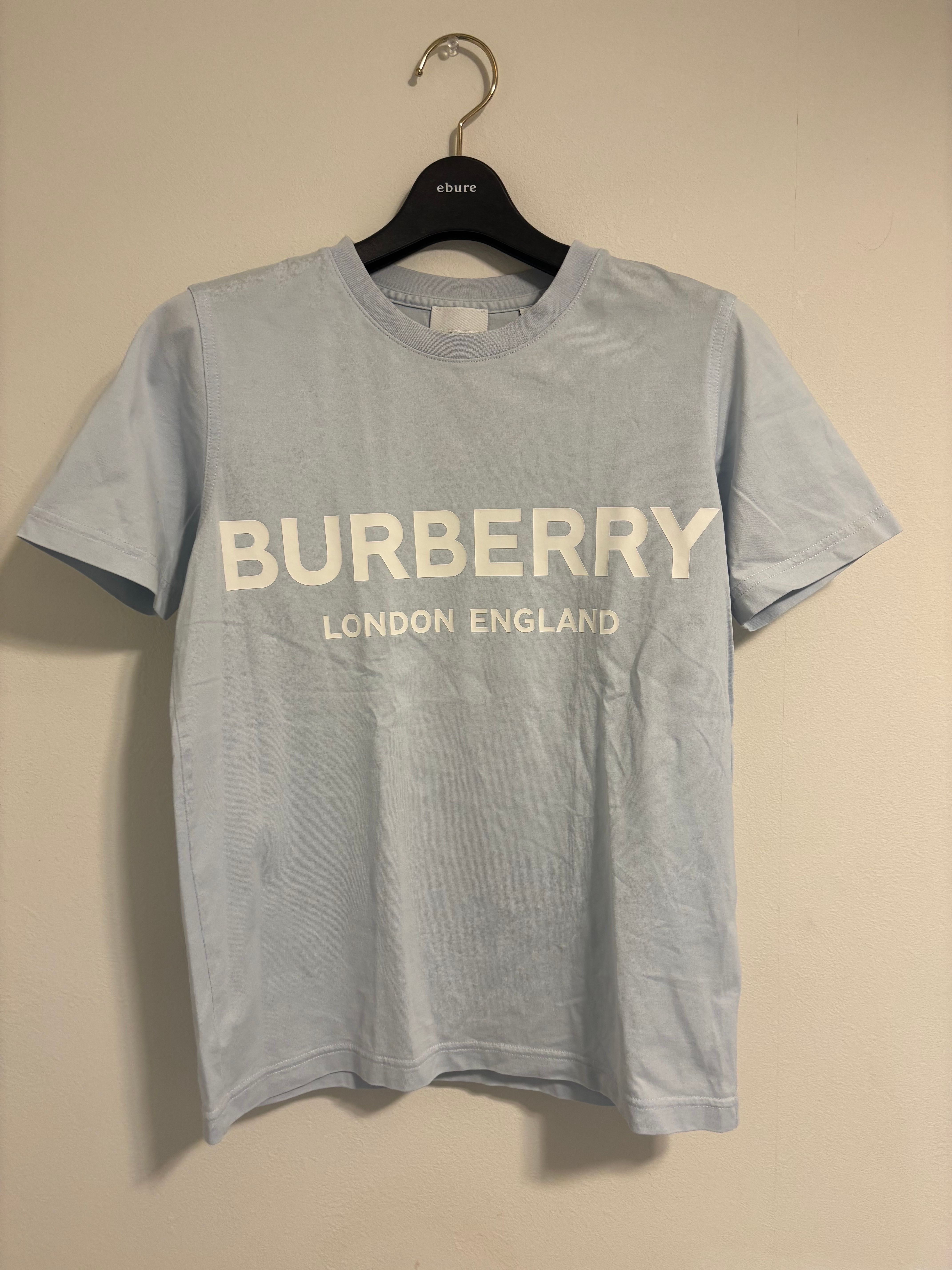 【未使用・極美品】BURBERRY バーバリー Tシャツ・カットソー 水色