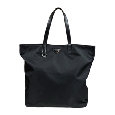 プラダ トートバッグ ナイロン BR4371 ブラック レディース PRADA 中古
