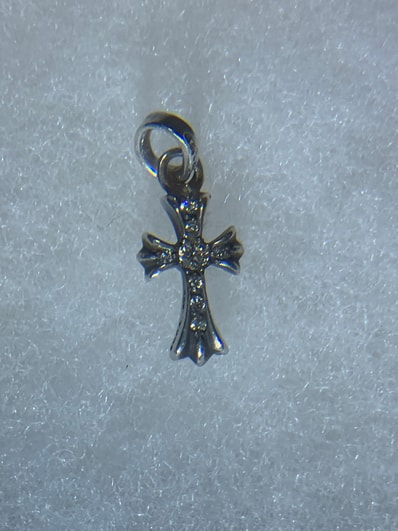 Chrome Hearts Cross Baby Fat Charm "Silver"