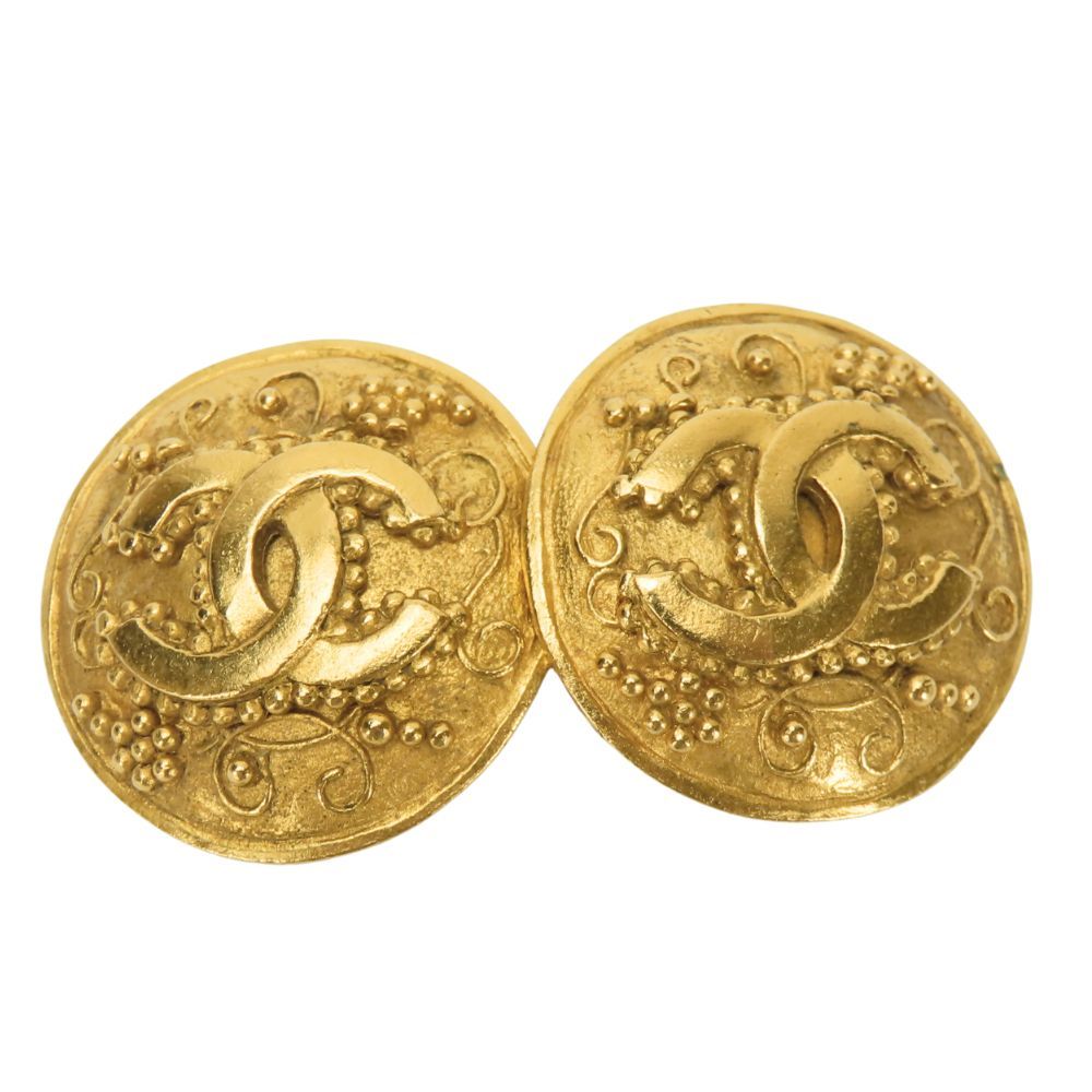 【中古】 シャネル イヤリング ココマーク メタル ゴールド メッキ アクセサリー 96A レディース 女性 CHANEL