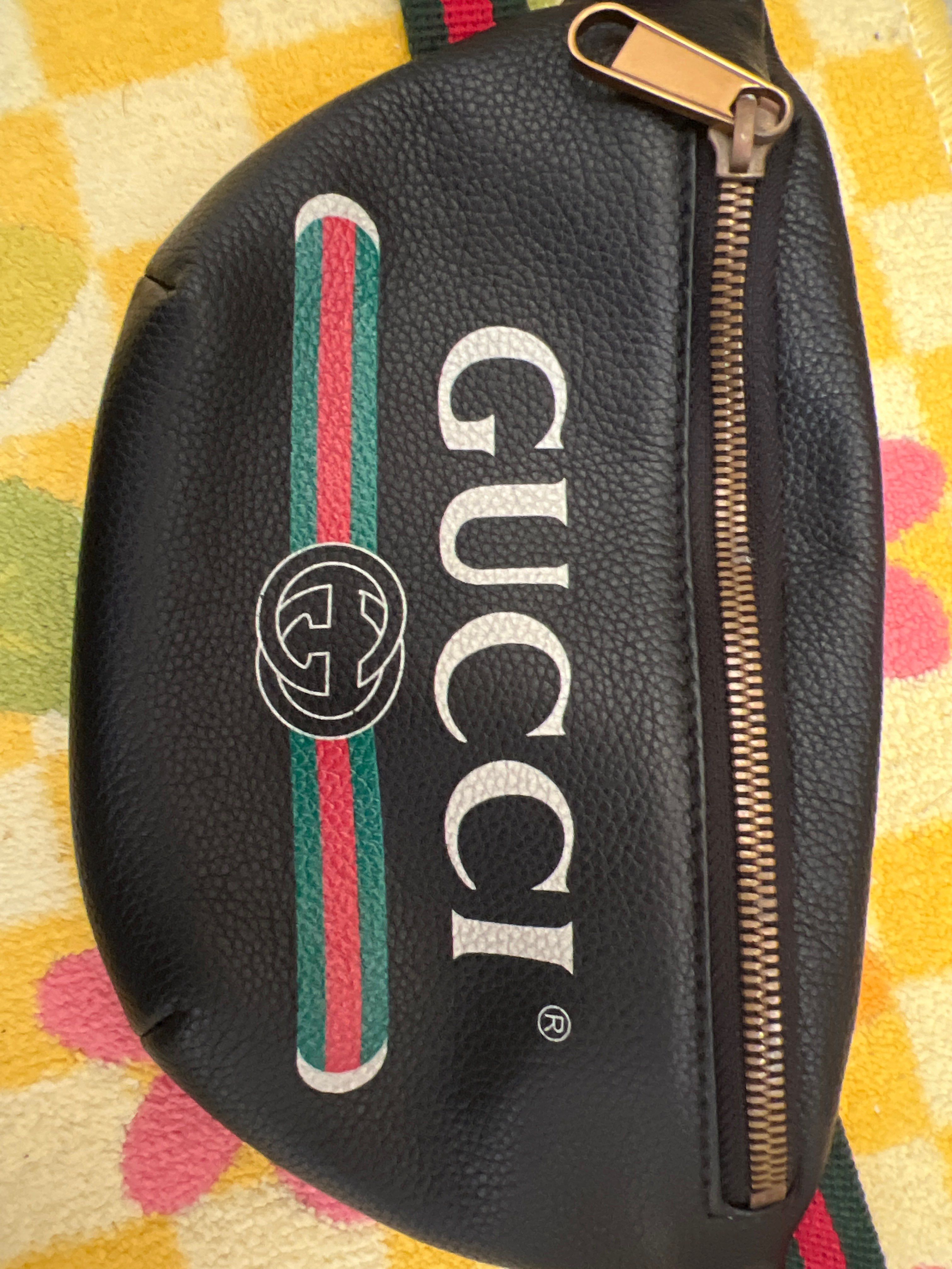 GUCCI プリント スモール ベルトバッグ