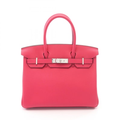 エルメス HERMES バーキン30 フランボワーズ ハンドバッグ バッグ トゴ トゴ レディース ピンク系 【中古】