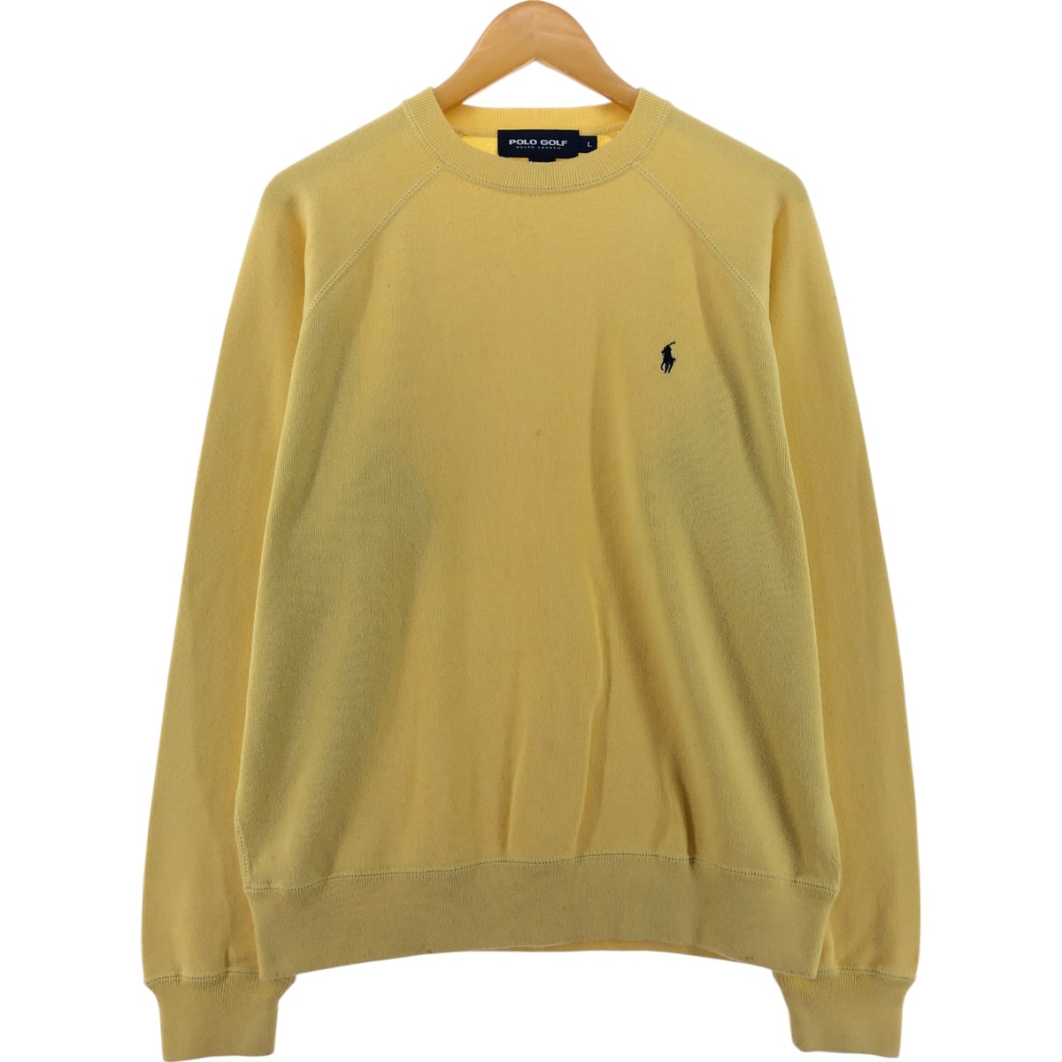 古着 ラルフローレン Ralph Lauren POLO GOLF ポロゴルフ ワンポイントロゴスウェットシャツ トレーナー USA製 メンズL相当/eaa526466