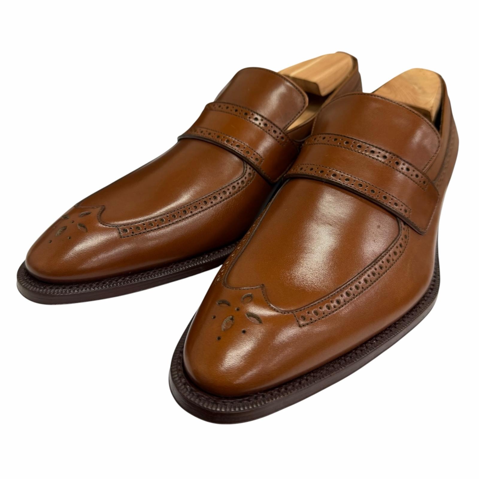 未使用品 ルイヴィトン ローファー ブラウン メンズ 6