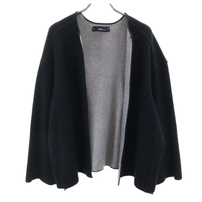 ZARA KNIT ザラニット 長袖 ニットカーディガン M ブラック