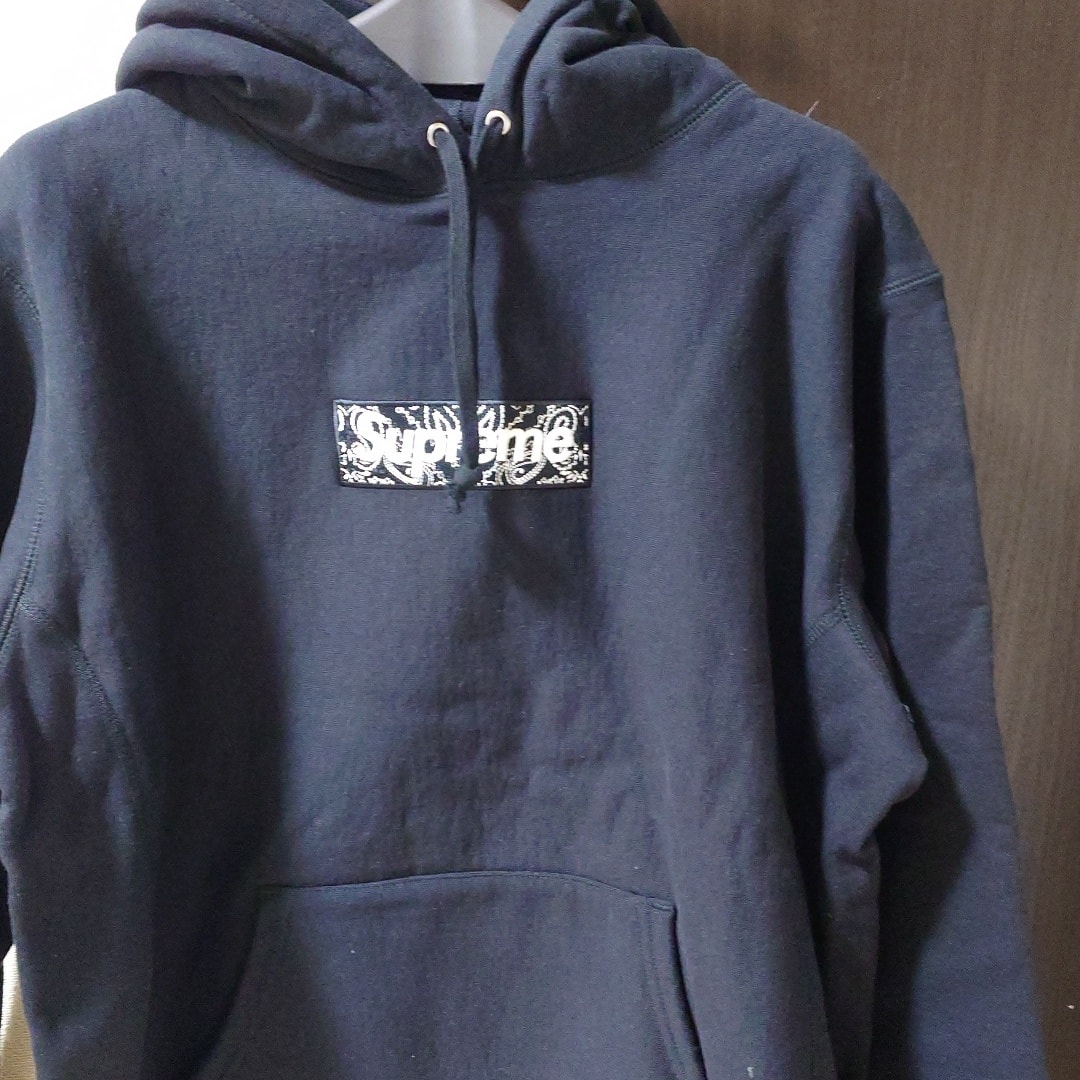 Supreme Bandana Box Logo Hooded Sweatshirt 