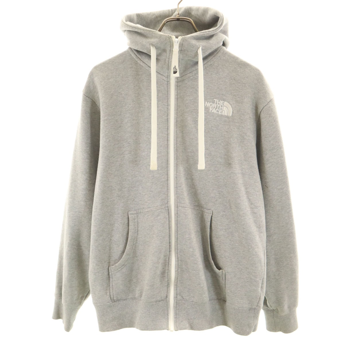 THE NORTH FACE ノースフェイス 長袖 リアビュー スウェット ジップパーカー M グレー NT11930 アウトドア