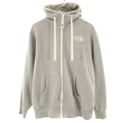 THE NORTH FACE ノースフェイス 長袖 リアビュー スウェット ジップパーカー M グレー NT11930 アウトドア