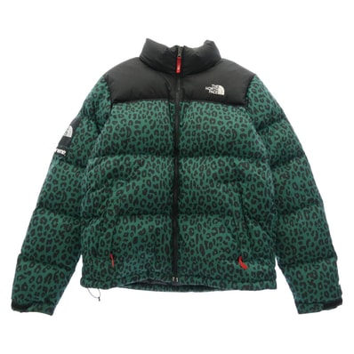 Supreme シュプリーム THE NORTH FACE ノースフェイス 11AW ND19100 × THE NORTH FACE ノースフェイス Nuptse Down Jacket Leopard レオパード柄 ヌプシ ダウンジャケット 【中古】