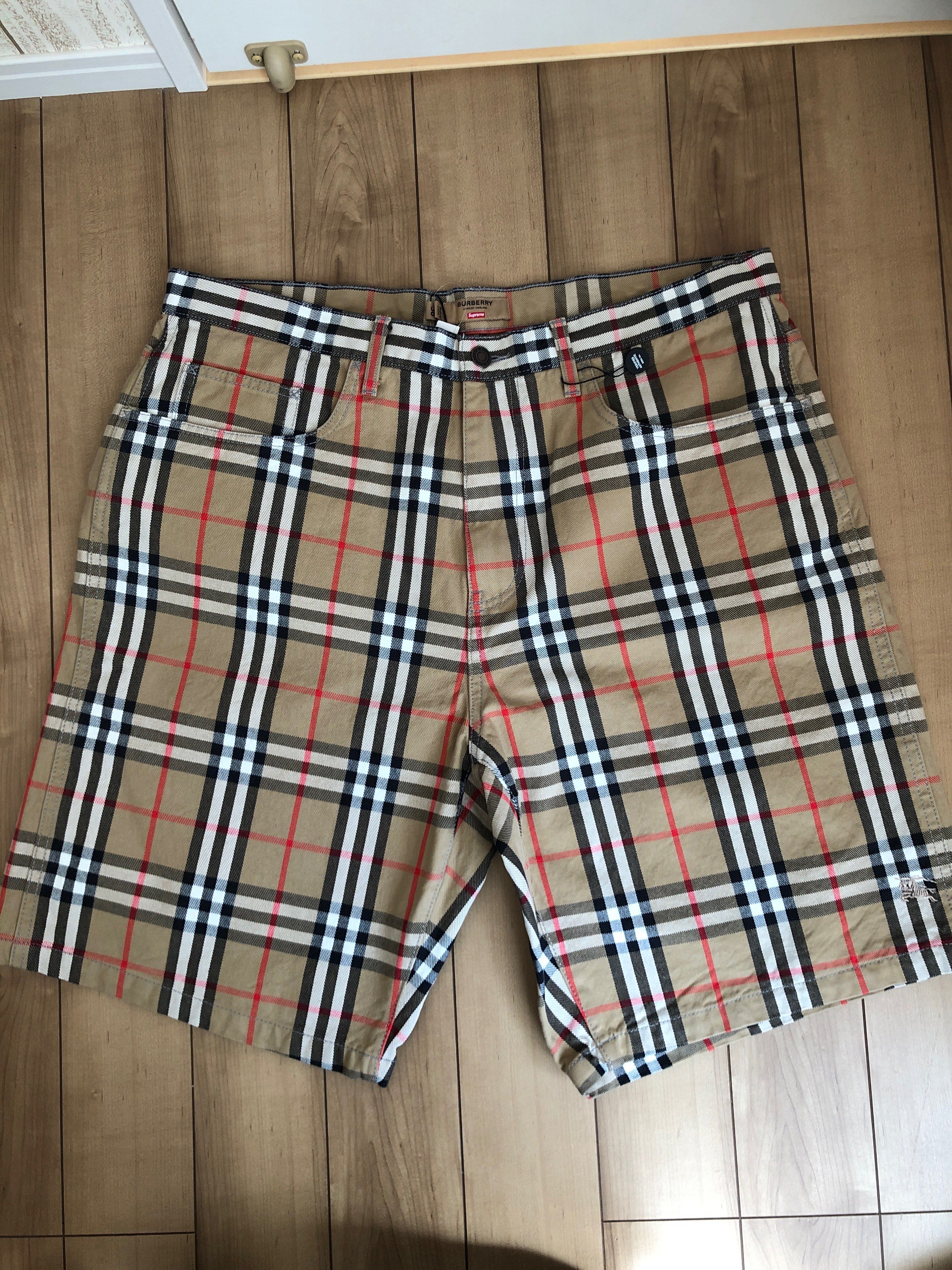 Supreme / Burberry Denim Short "Beige"