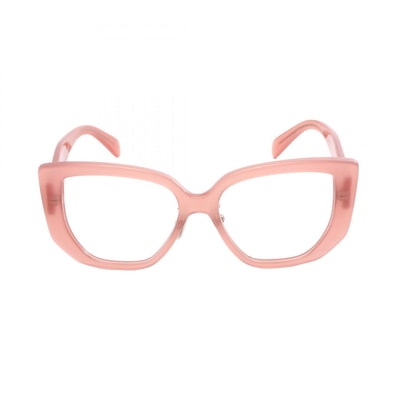 セリーヌ CELINE トリオンフ 伊達 メガネ 衣料品 プラスチック レディース ピンク系 CL50146F 【中古】