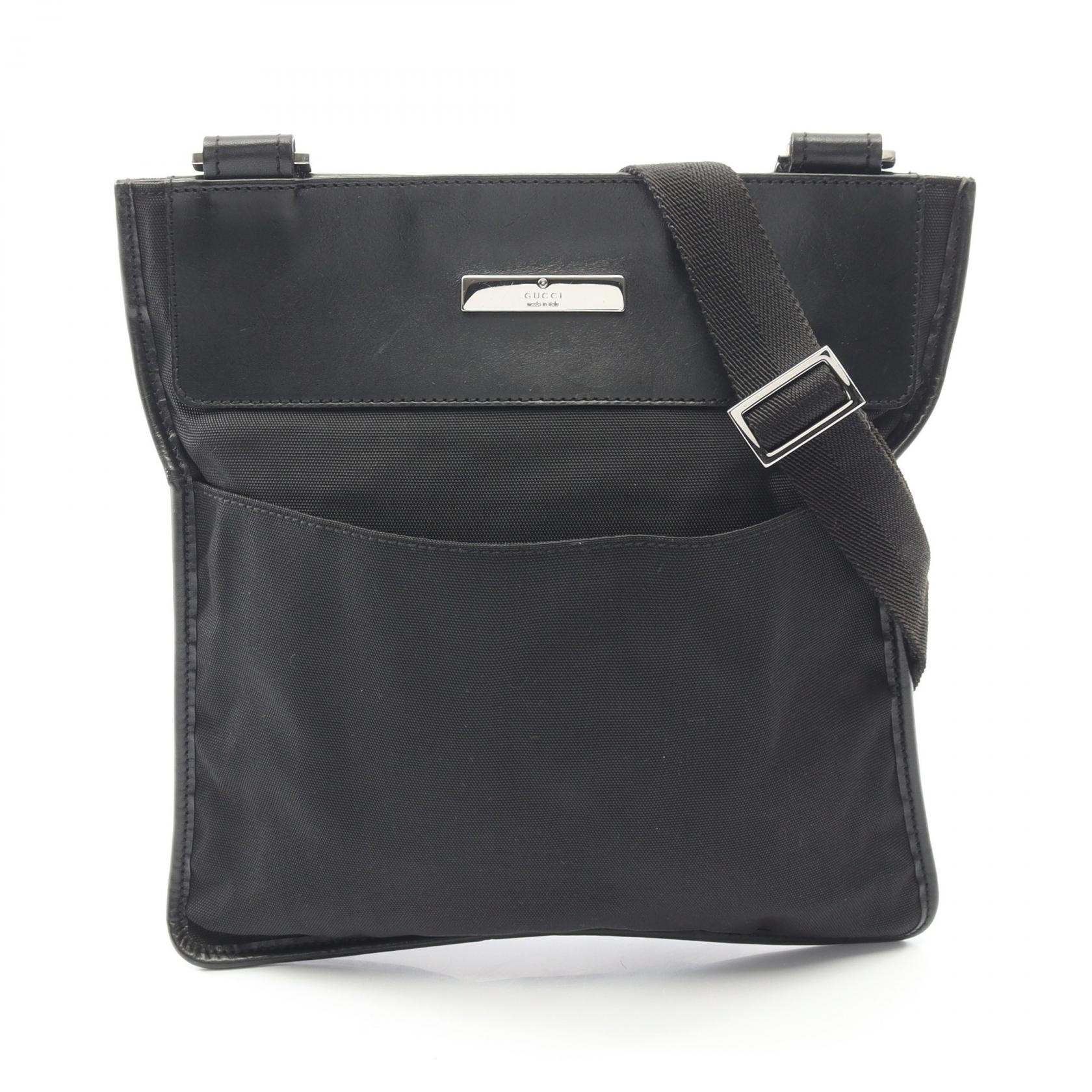 グッチ GUCCI ショルダーバッグ バッグ キャンバス レザー レディース ブラック系 27639 【中古】