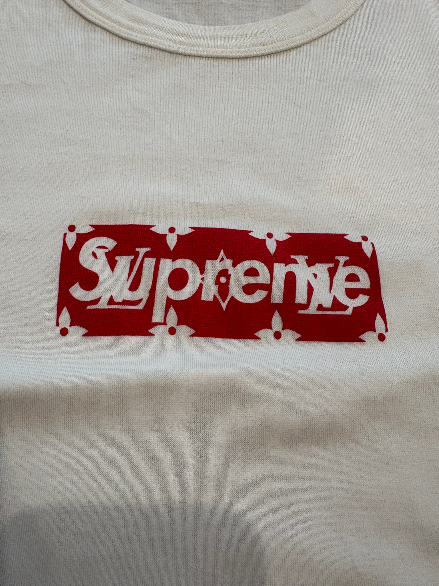 Supreme x Louis Vuitton Box Logo Tee "Red"