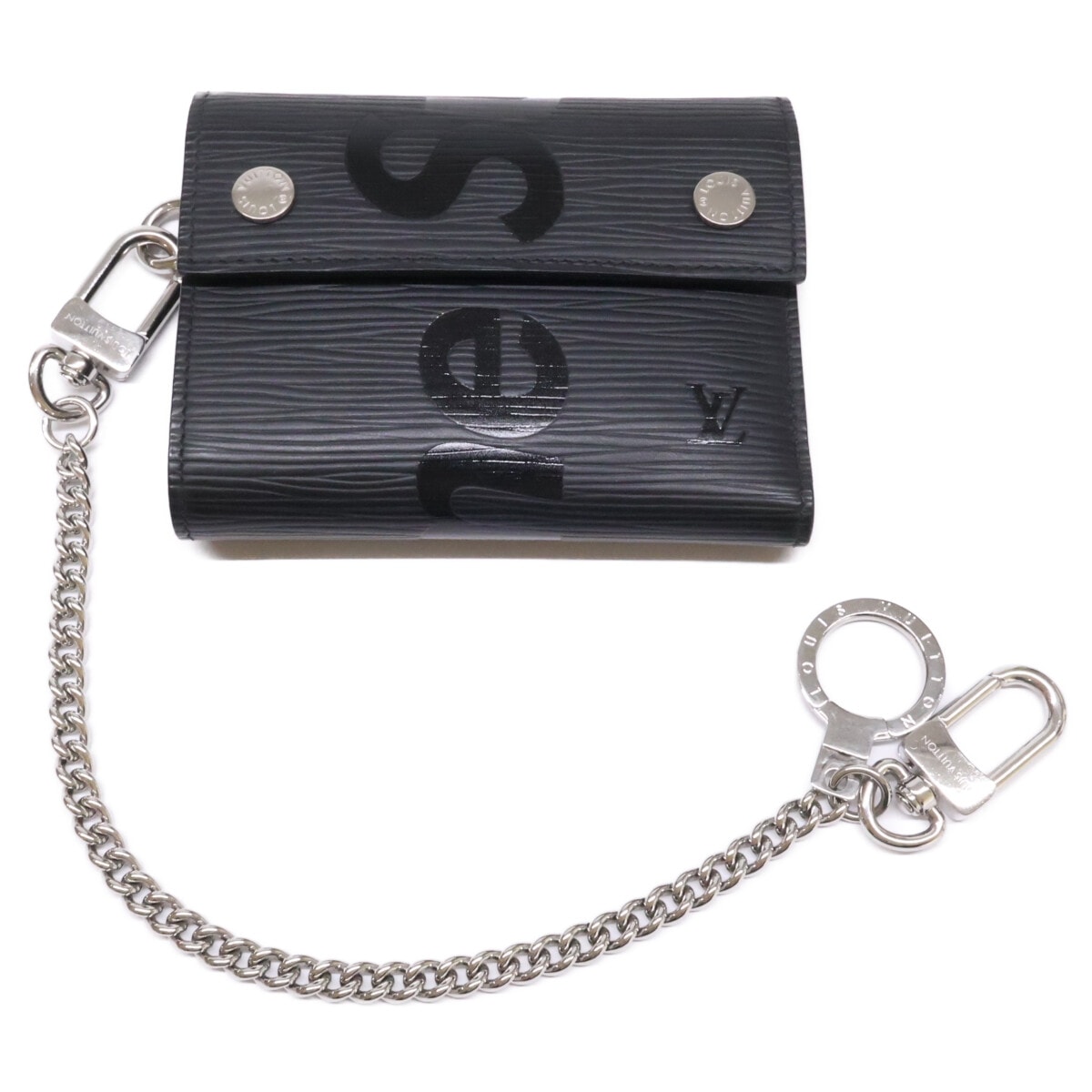 【新品同様】ルイヴィトン シュプリーム 三つ折り財布 エピ チェーンウォレット A (未使用に近い)】ルイヴィトン M67711 x supreme シュプリーム エピ