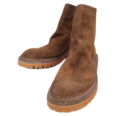 グイディ xUNDERCOVERxnonnative【新品同様】UC2B9F04 BACK ZIP MIDDLE BOOTS HORSE LEATHER バックジップ ミドルブーツ ホースリバースレザー 43
