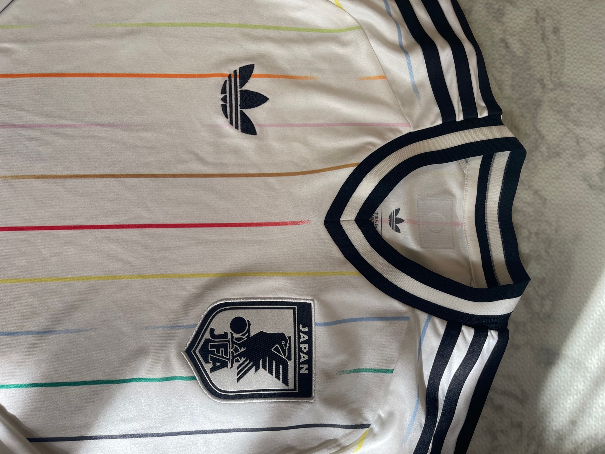 adidas Japan National Team 2026 Away Replica Jersey Long Sleeve "OffWhite/Black"