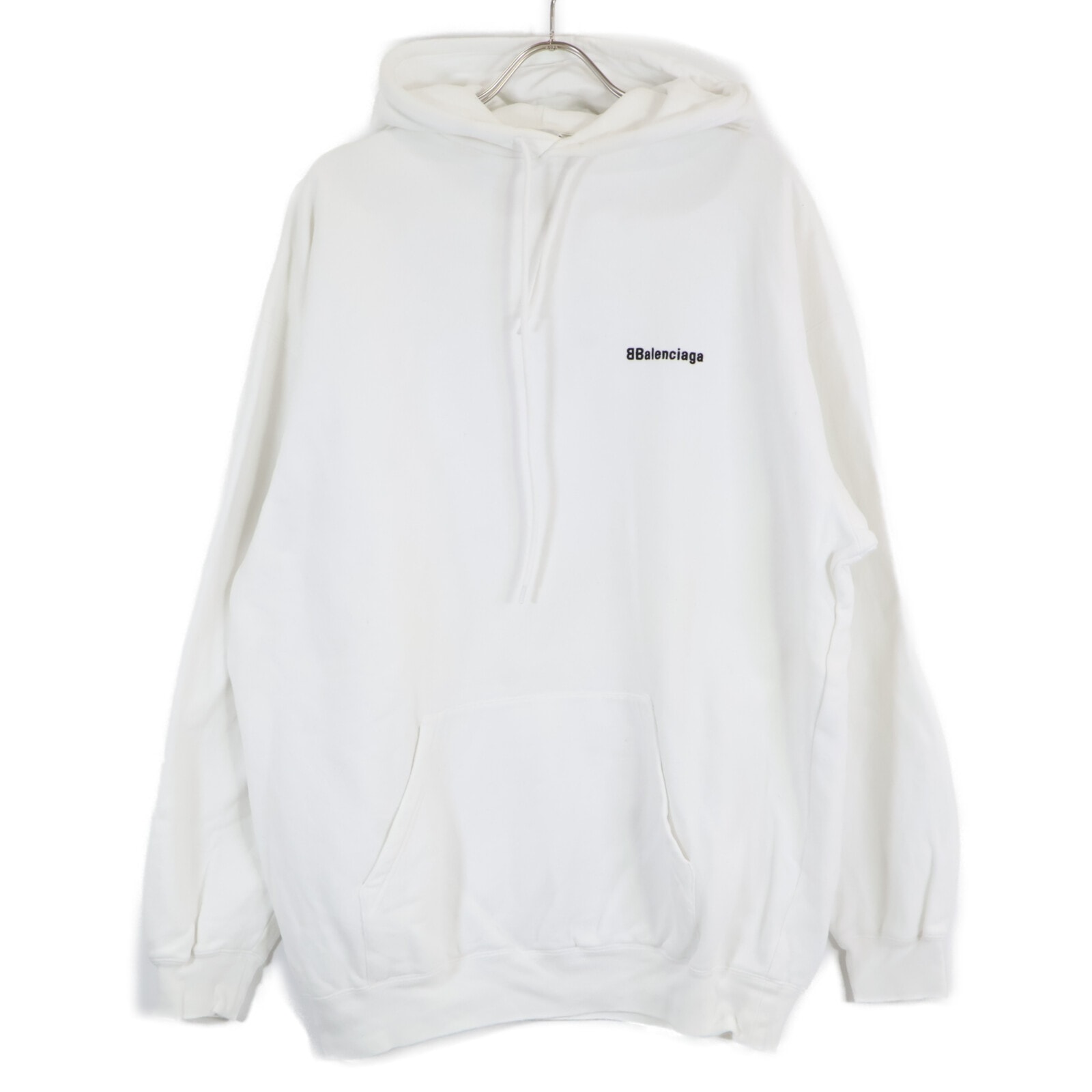 バレンシアガ 【国内正規】578135 BBロゴ刺繍 プルオーバー 裏起毛パーカー/ XS