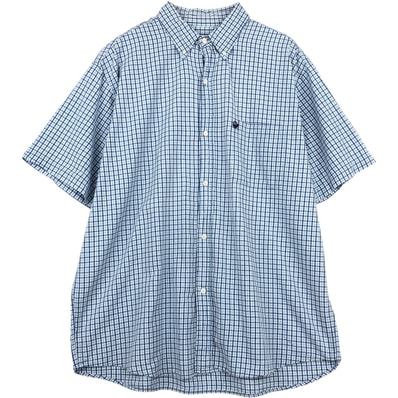 古着 00年代 ラルフローレン Ralph Lauren RALPH LAUREN JEANS CO 半袖 ボタンダウン チェックシャツ メンズL相当/eaa655854