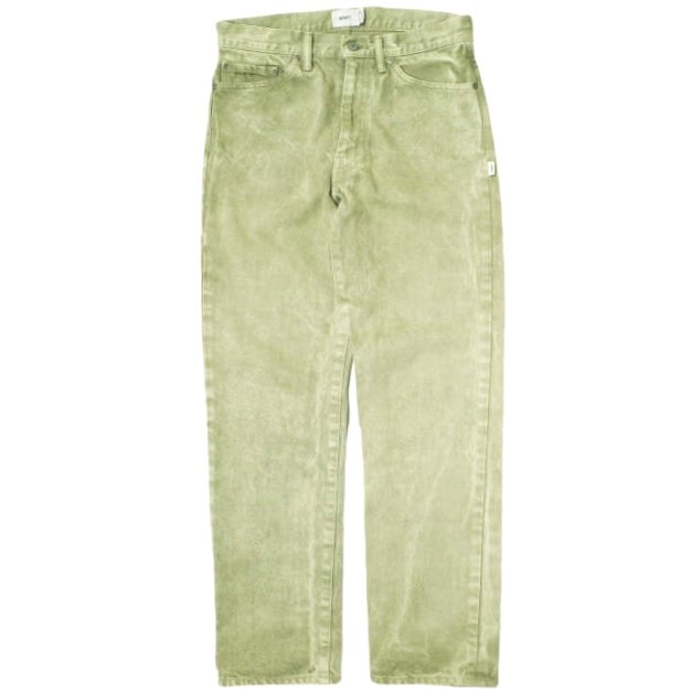 WTAPS Blues Baggy 01 / Trousers / Cotton. Denim "Olive Drab"