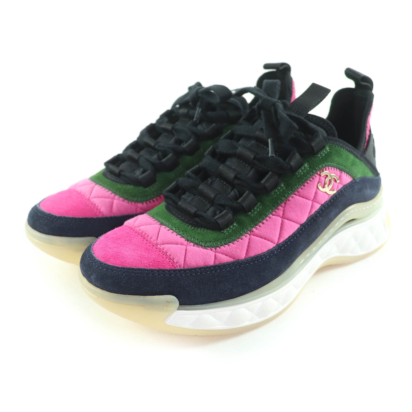 未使用品 シャネル スニーカー マルチ レディース 37 G38501
