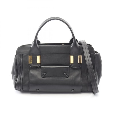 クロエ Chloe ALICE アリス ハンドバッグ バッグ レザー レディース ブラック系 【中古】