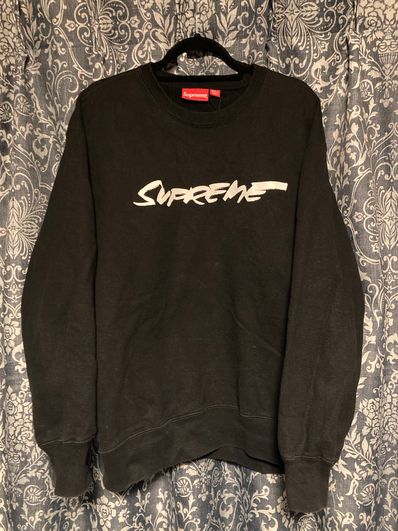 Supreme Futura Logo Crewneck "Black"
