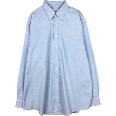 古着 ブルックスブラザーズ Brooks Brothers 346 長袖 ボタンダウンシャツ メンズXL相当/eaa672695
