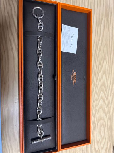 Hermes Chaine D'ancre MM Bracelet "Silver"
