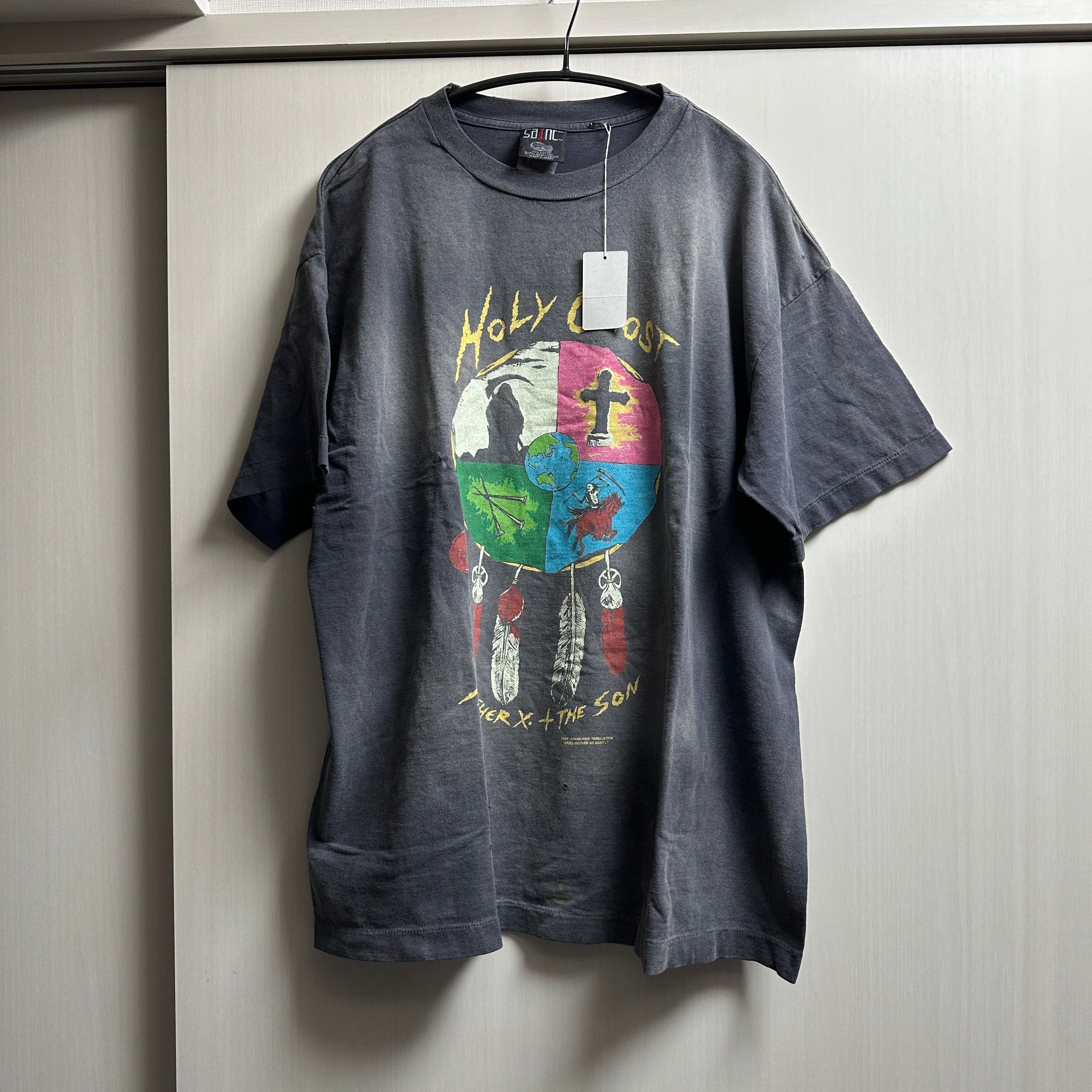 SAINT Mxxxxxx x LASTMAN Holy Ghost Short Sleeve T-Shirt 