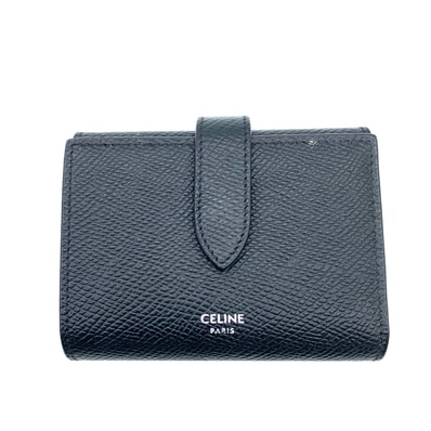 CELINE Fine Strap Wallet Black