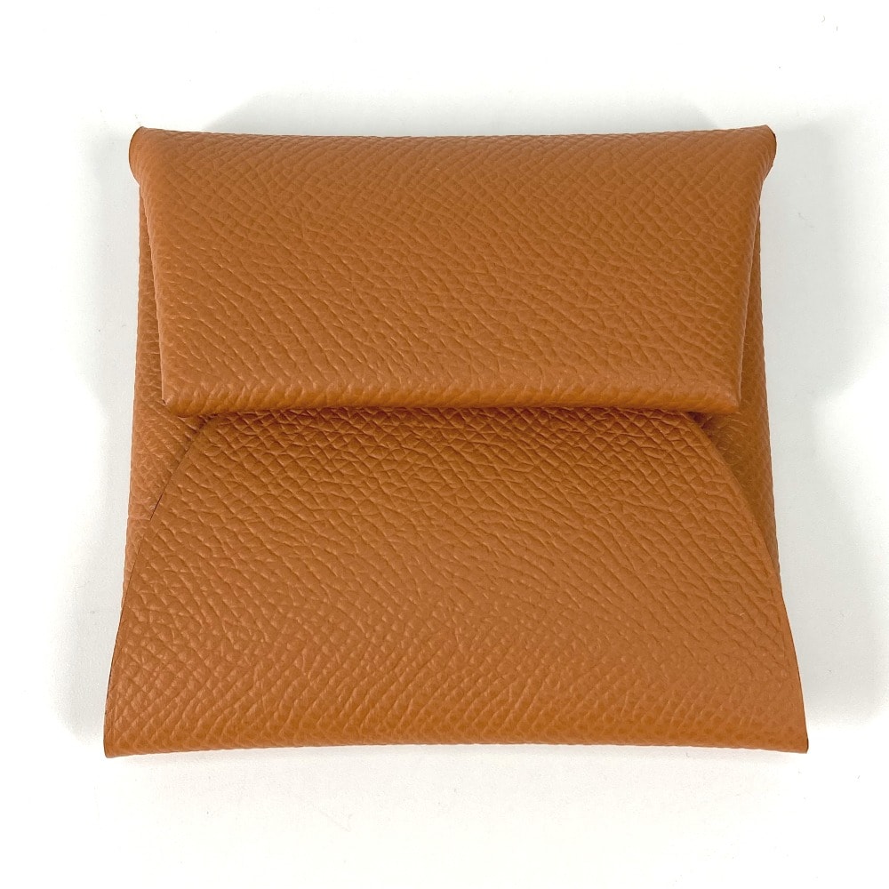 エルメス HERMES バスティア 小銭入れ 財布 コインケース エプソン B刻 ゴールド 未使用