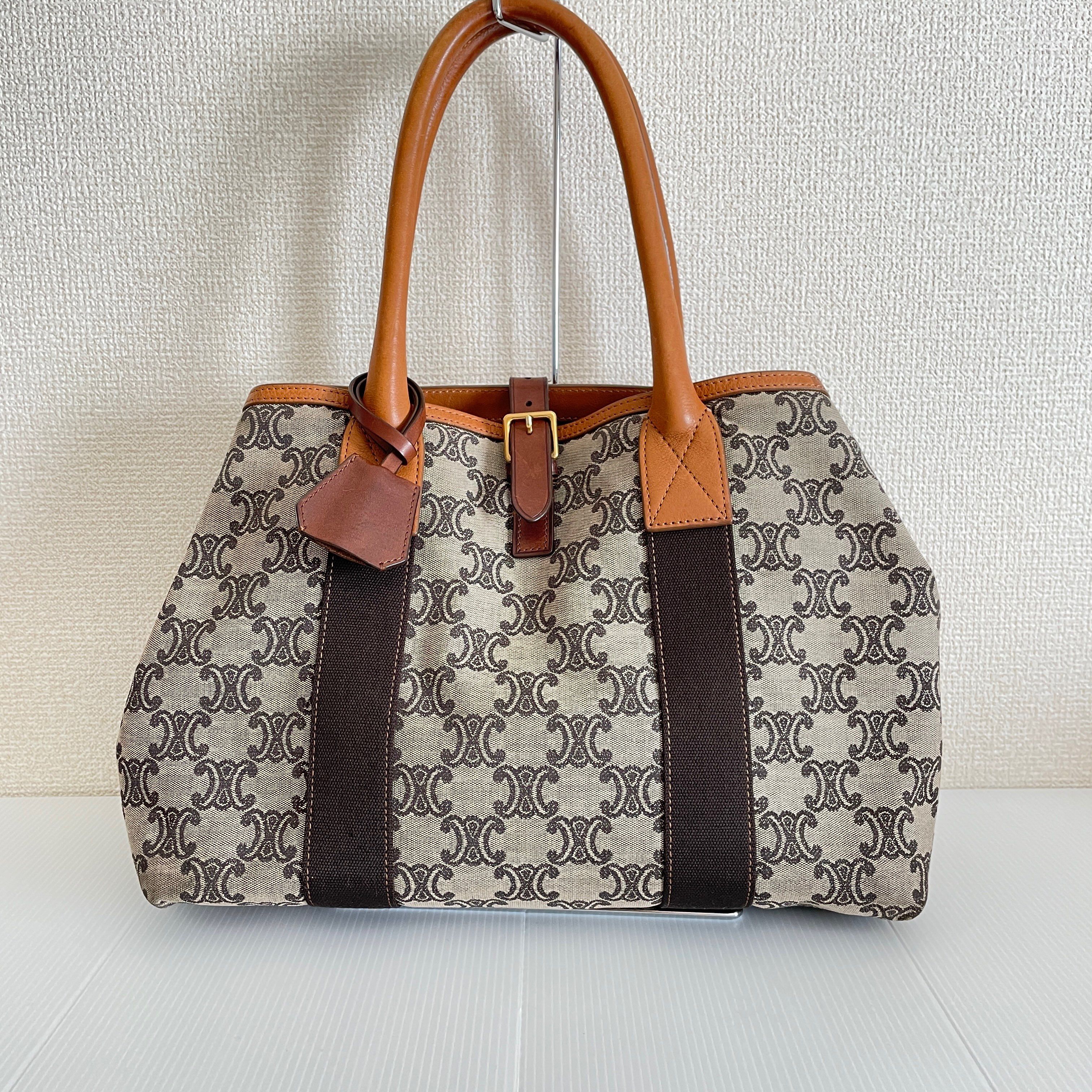 CELINE セリーヌ マカダム柄 トートバッグ