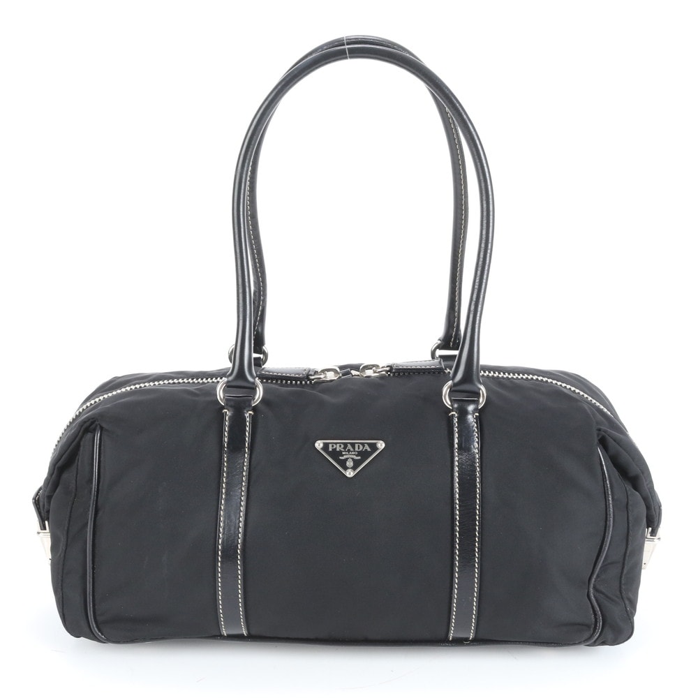 ■極美品 プラダ テスート ナイロントライアングルロゴトート バッグ