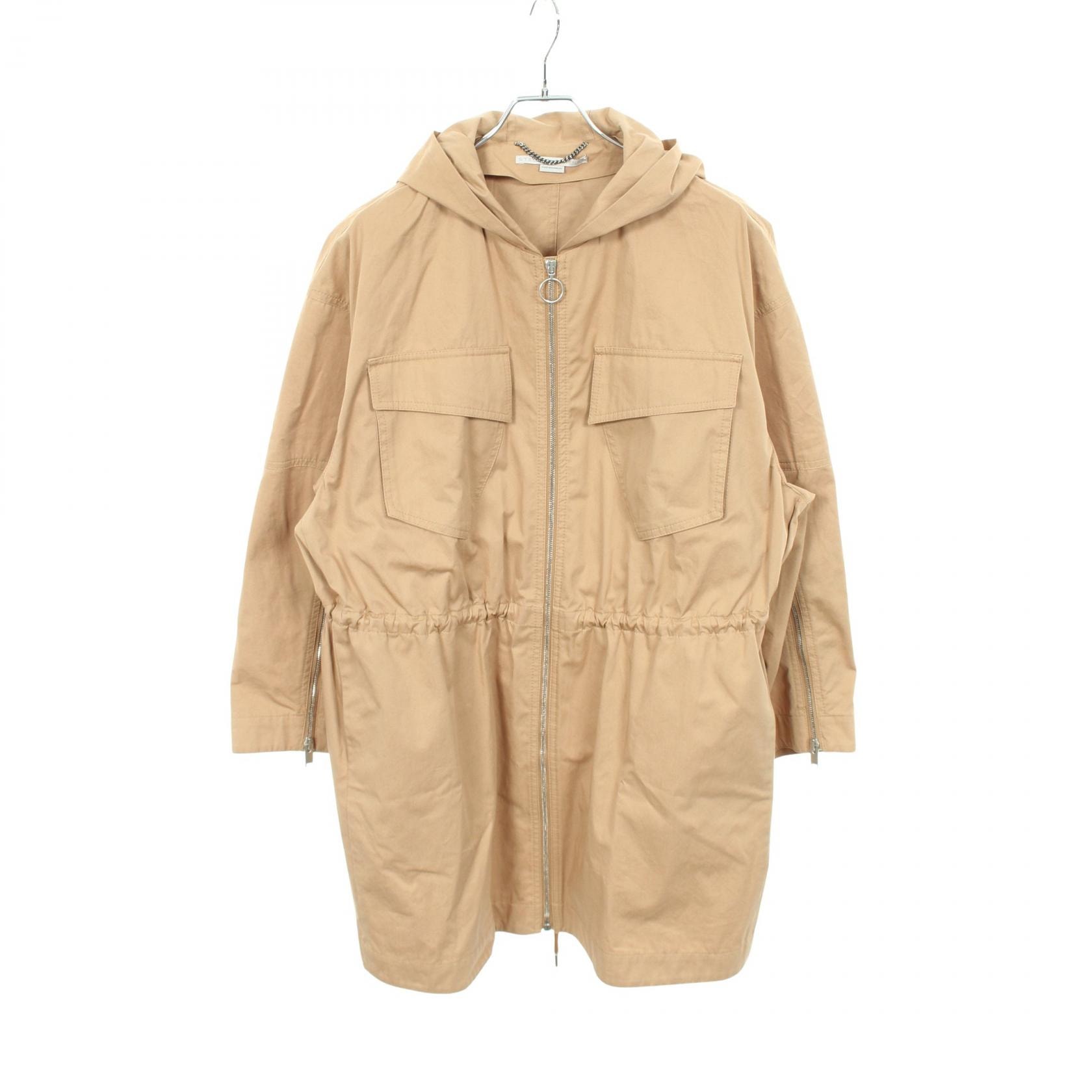 ステラマッカートニー Stella McCartney KAYLAH PARKA ジップアップ 衣料品 アウター コットン レディース ベージュ系 【中古】