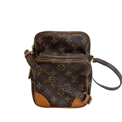 ルイヴィトン LOUIS VUITTON ショルダーバッグ モノグラム アマゾン ポシェット 斜めかけ M45236 ブラウン
