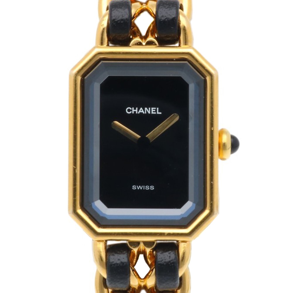 シャネル プルミエール M 腕時計 時計 GP H0001 クオーツ レディース 1年保証 CHANEL 中古