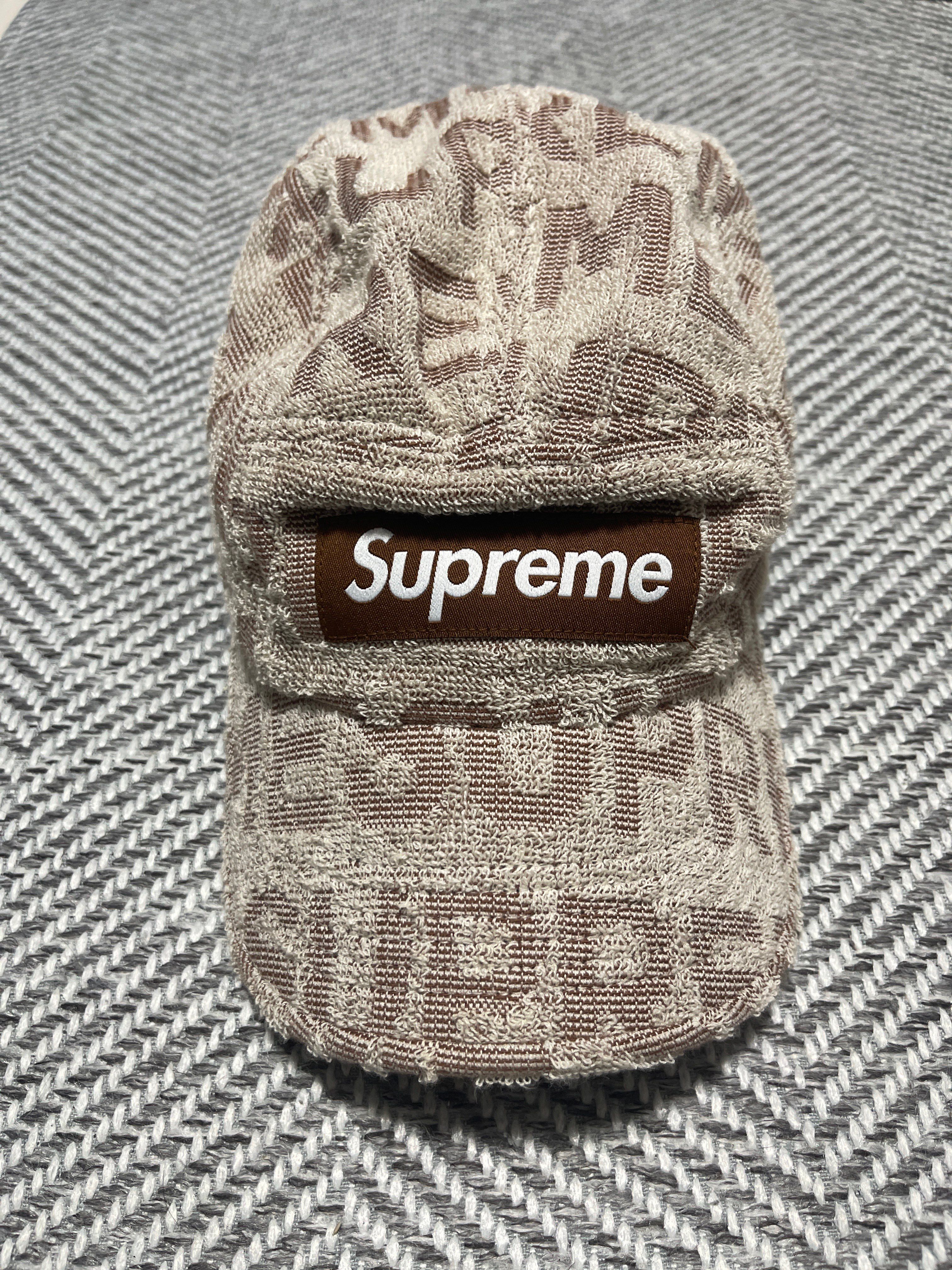 Supreme Terry Spellout Camp Cap "Beige"