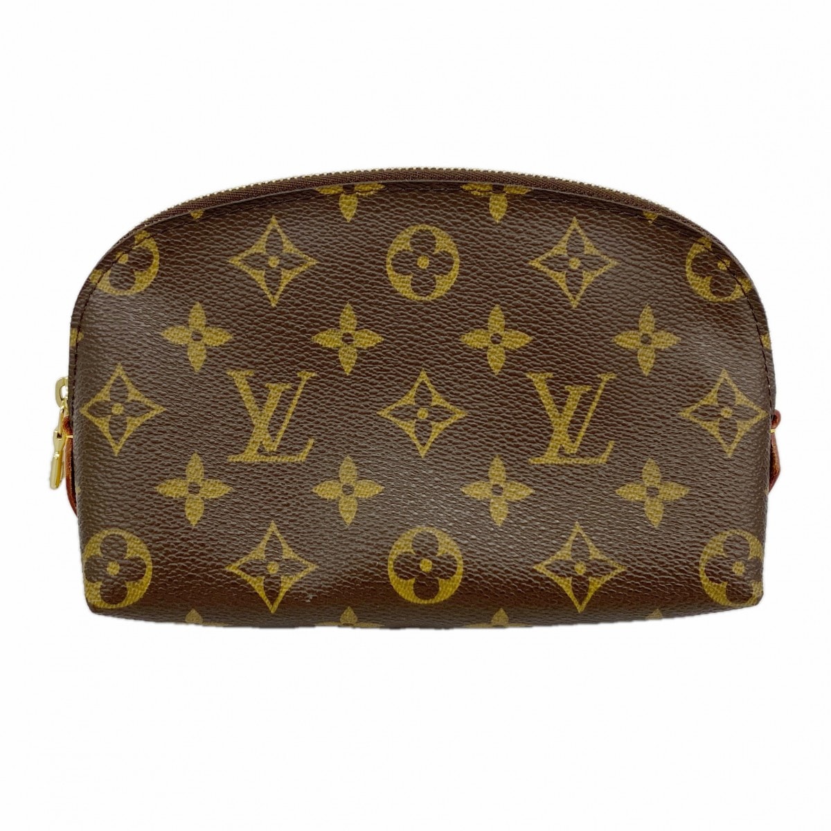 【6db0934-k】ルイヴィトン ポーチ モノグラム ポシェットコスメティックPM M47515 ブラウン【中古】レディース