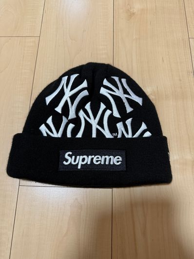 Supreme / New York Yankees / New Era Box Logo Beanie "Black"