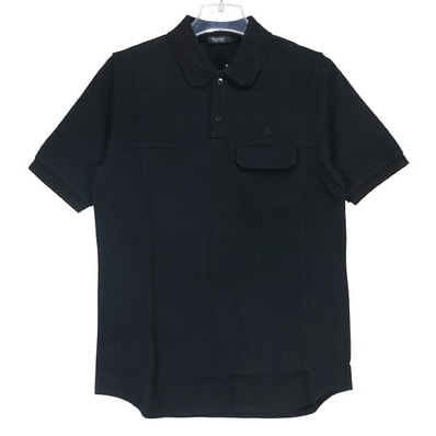 新品同様 UNDERCOVER アンダーカバー S/S POLO C4803 ショートスリーブ ポロ シャツ ブラック 半袖 サイズ2