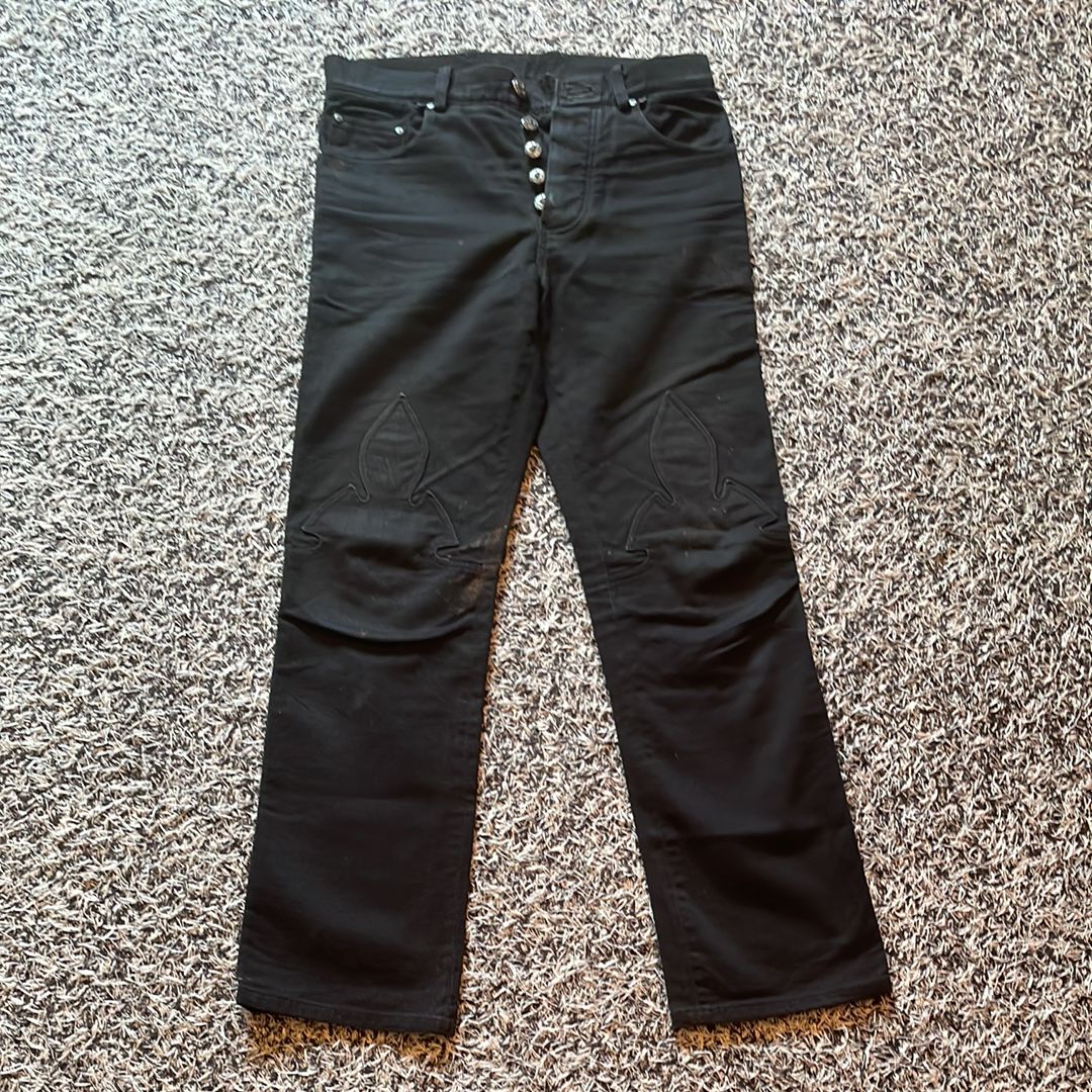 ブラックデニムパンツ