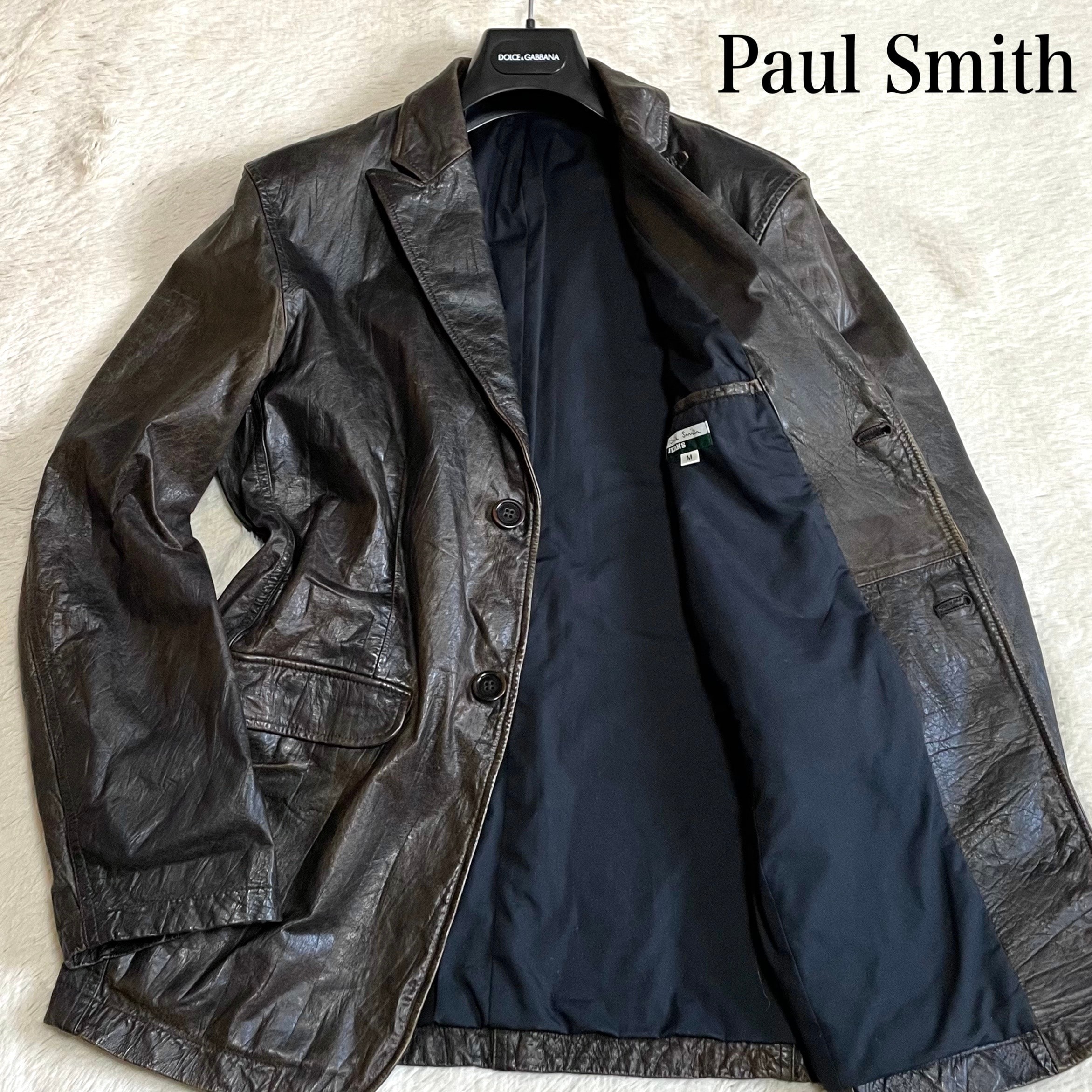 ポールスミス Paul Smith バッファロー レザージャケット ライダース