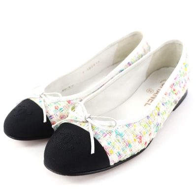 美品 シャネル パンプス マルチ レディース 36 G02819