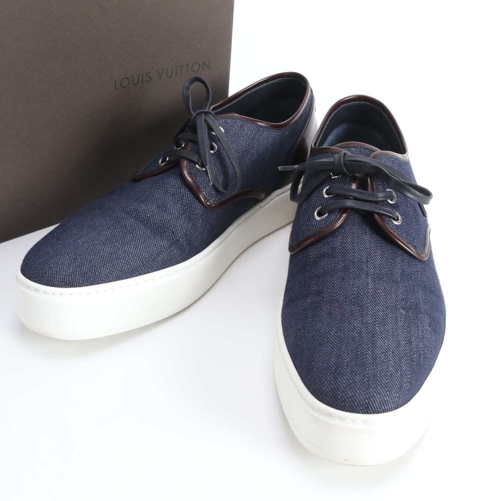 ■極美品 ルイヴィトン デニム 8 1/2 27cm 相当スニーカー