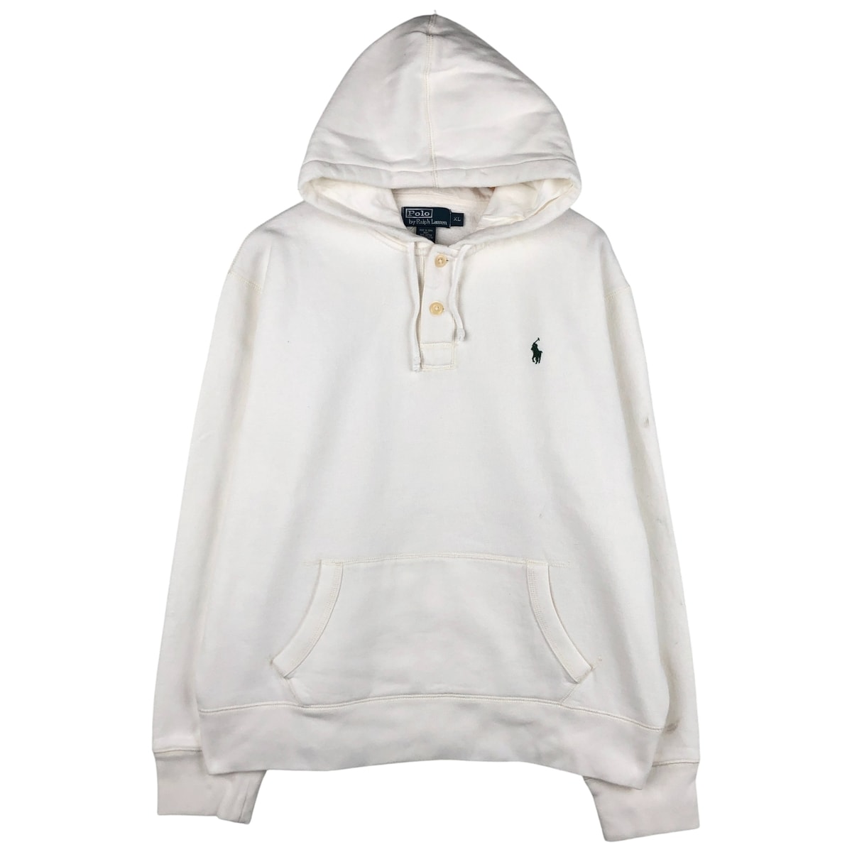 古着 ラルフローレン Ralph Lauren POLO by Ralph Lauren スウェットハーフボタンパーカー メンズXL相当/eaa607564