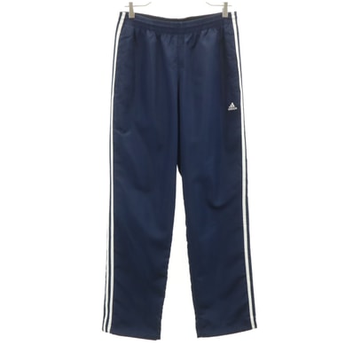 adidas アディダス トレーニング ウインドパンツ L ネイビー 3ライン